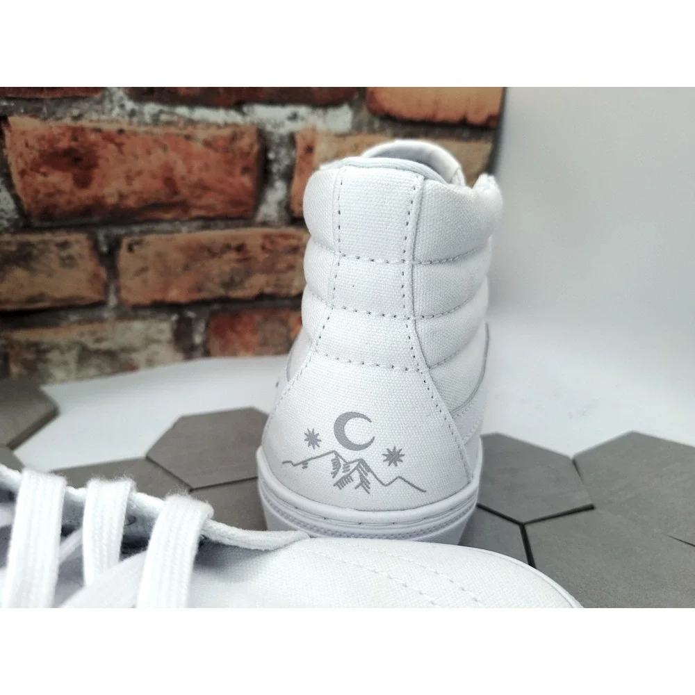Rare VANS BMX SK8 Hi Sneaker PopCush Perris Benegas Men Sz 11.5‎ Tru White Skate